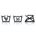 Vinyl-Sticker Symbole "Handwash Only"