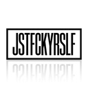 Vinyl-Sticker "JSTFCKYRSLF" Aufkleber