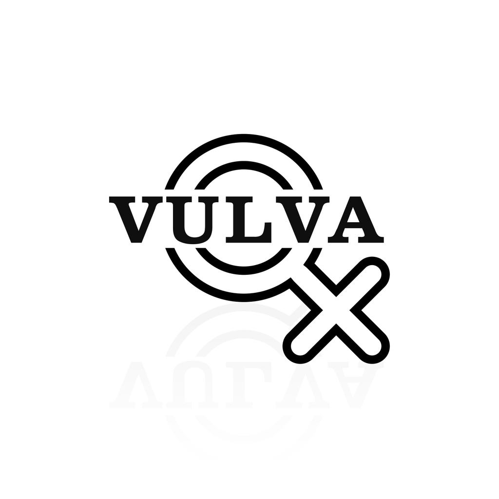 [463-003] Vinyl-Sticker "Vulva" Kfz Aufkleber (Weiß)