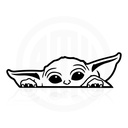 Vinyl-Sticker "Baby Yoda"