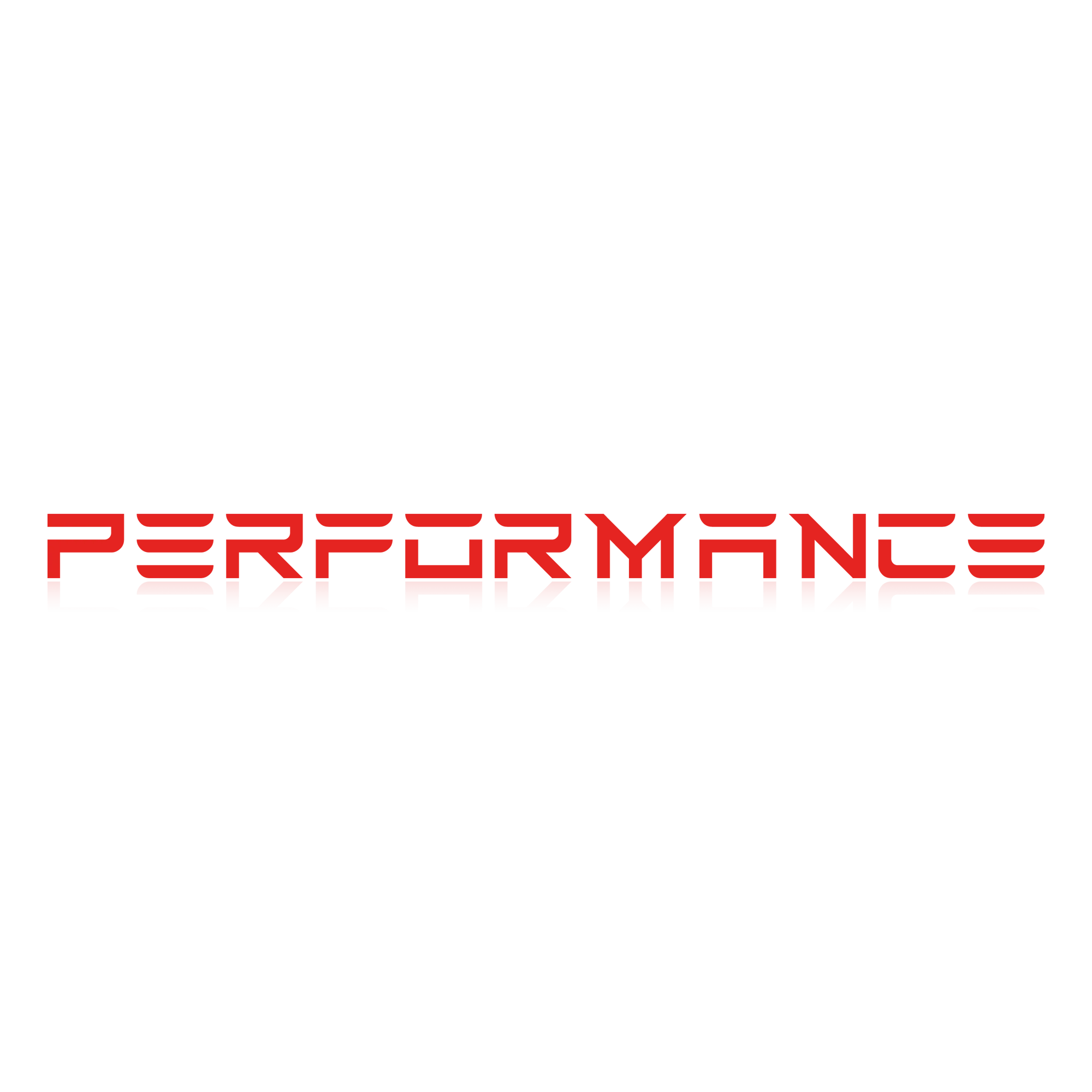 [747-01] Vinyl-Sticker "Performance" Tesla (Weiß)