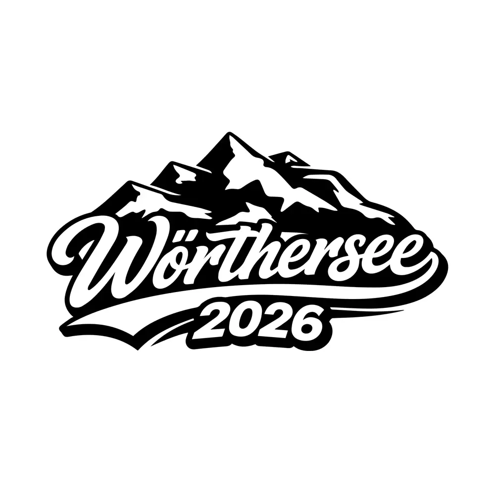 [859-001] Vinyl-Sticker "Wörthersee 2026" (Weiß)
